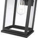 Bowton II 1 Light 15.38 inch Powder Coated Black Outdoor Wall Sconce